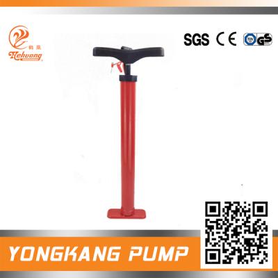 China Suitable for vehicle tire and inflator toys Hehuang red color steel floor hand compressor for sale