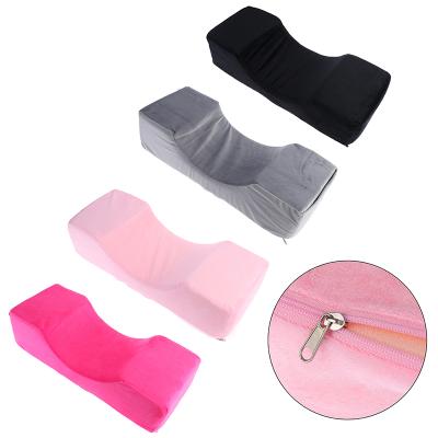 China Waterproof Custom Eyelash Pillows Memory Foam Eyelash Extension Pillow For Salon for sale