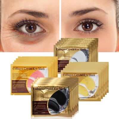 China Anti-Wrinkle Private Label ANTI-AGING 24K Gold Under Patch Mask Hydrogel Organic Collagen Eye Mask for sale