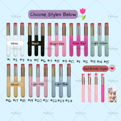 China OEM Wholesale Hair Lash Cleaning Brush Bag Brush Cleaner Extension Forehead/Nose Eyelash Pieces Original Size ABS Nylon Material Packing Cleaning Licks And Place for sale