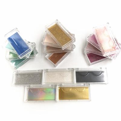 China 3d Mink Eyelash Packaging Box Clear Box Container Wholesale Acrylic Empty Thick Wick for sale