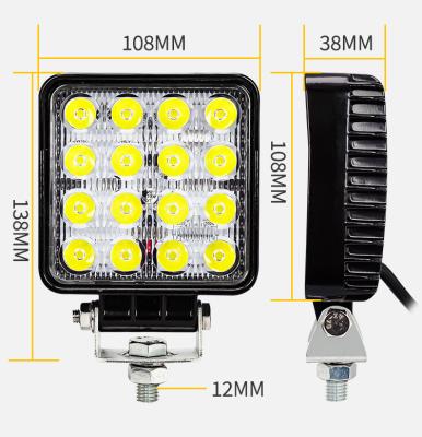 China Auto Industry Forklift Parts 48W LED Headlight Work Light 4