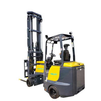 China Narrow Place Applied Full Truck 2500kg 9m Electric Forklift Stacker Hot Sale UK Brand for sale