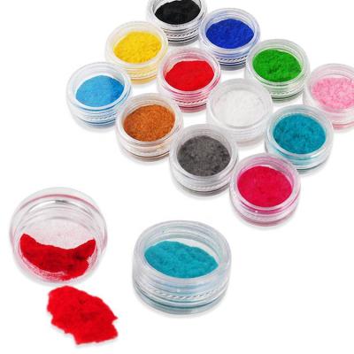 China Multi Viable New Color Bright Flocking Powder For Christmas Tree for sale