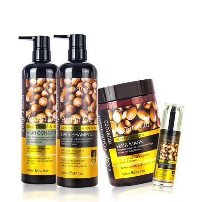 China Nourishing Factory Private Label Argan Oil Shampoo and Conditioner Set Best Shampoo and Conditioner for Dry Hair for sale