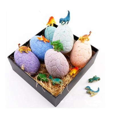 China Relaxing Moisturizing Hot Sell Funny Kids Series- Dinosaur Egg Bath Bomb Bath Bomb with Surprise Inside Dinosaur Bath Bombs for sale