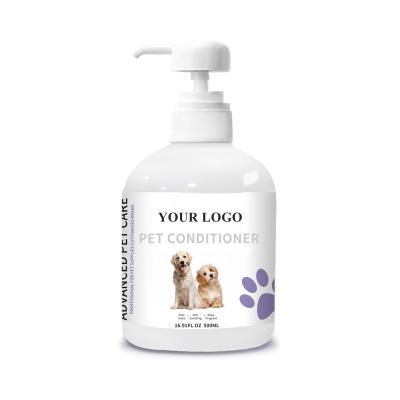 China Sustainable OEM ODM Plant Extract Tear Free Pet Conditioner Best conditioner for matted dog hair for all breeds for sale