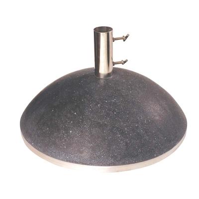 China Hot Selling Black Durable 43.9 Kg Weight Granito Terrazzo Umbrella Base Stand Umbrella Sunshade Base for sale