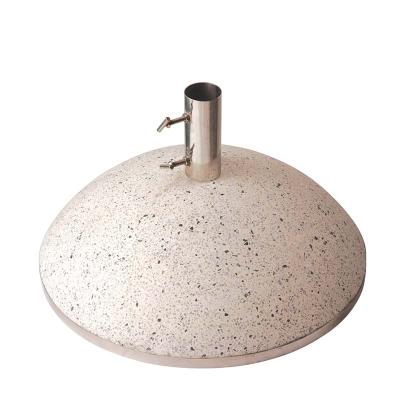 China Durable High Quality White Round Parasol Umbrella Base Granito Sunshade Umbrella Base (Terracotta) for sale