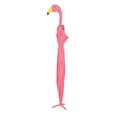 China 2022 modern minimalist unique design waterproof umbrella can gardening flamingo gifts umbrella for sale