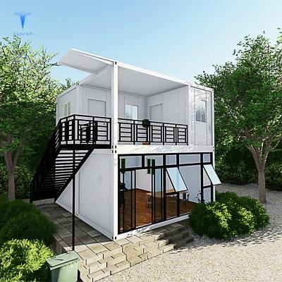 China Contemporary Solar Aluminum Container Homes Expandable 40ft Luxury House for sale