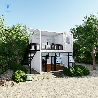 China Contemporary Mobile 40ft 3 Bedroom Prefab Container House in Romania for sale