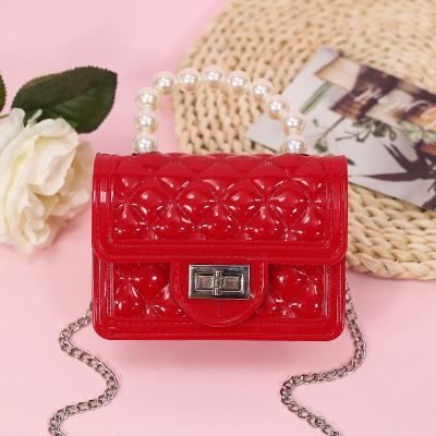 China New Child Jelly Candy Color Kids Purses Fashion High Quality 2022 2021 Handbags Mini Bags Women Handbags Ladies Cute for sale