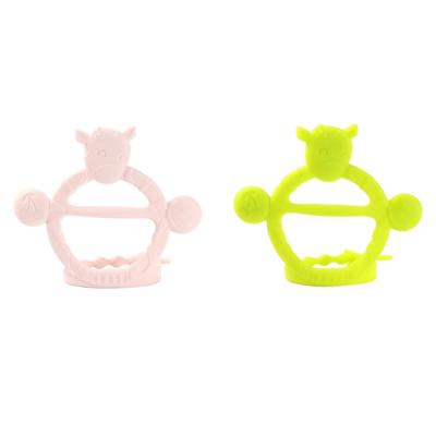 China 2022 Food Grade Silicon Soft Gel Silicone Baby Teethers Toy OEM Manufacturer Rubber Toy For Baby for sale