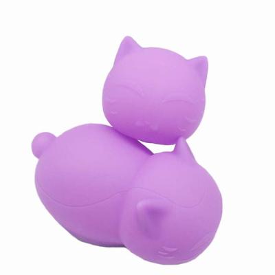 China Preserving Cat Style Silicone Hot Water Bag Microwave Heating Water Bottle Hand Warmer Cute Rubber Warm Bag for sale