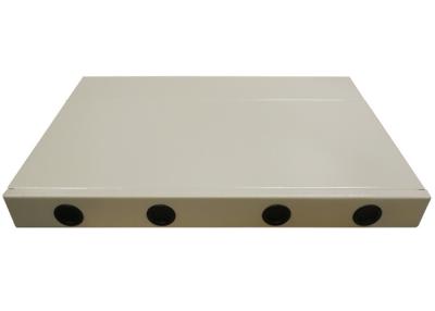 China Dustproof Fiber Optic Box , 1U Rack Mount Optical Fiber Enclosure 24 Core CFCZ/2SC24 for sale