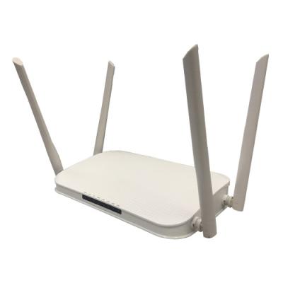 China White 4 Antennas GPON ONT Gigabit 2.4/5G Wifi Router CS12004G Plastic Material for sale