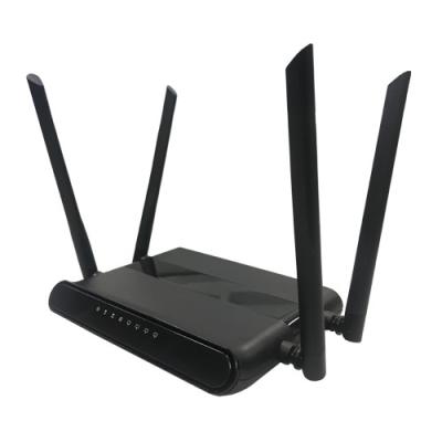 China Black Plastic Gpon Optical Network Terminal 4 Antennas 2.4/5G Dual Band Wifi Router CS12004 for sale