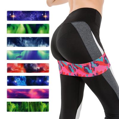 China HYL-HC04 Design Printed Durable Resistance Hip Band Hip Circle Soft And Non Slip for sale