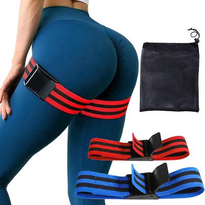 China Bodybuilding Fitness Training FBs Elastic Booty Bands Occlusion Straps Workout Adjustable Blood Flow Restriction Bands For Women Glutes for sale