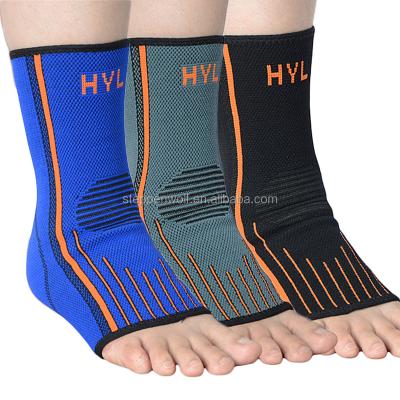 China Knee Brace Compression Knitted Foot Sleeve Sports Nylon Ankle Support for sale