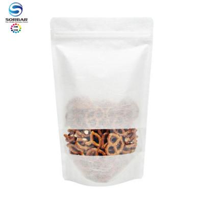 China Custom Clear Plastic Moisture Proof Food Biscuit Packaging Snacks Zip Bags Printed Grade Material Ziplock Pouch Bag for sale