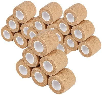 China Non Woven Fabric Self Adhesive Elastic Compression Bandage Non Woven Cold Wrap For Volleyball Swelling for sale