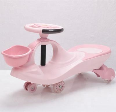 China Ride On 2021 New Model Toy Ride On Swing Car/Baby Balance Car 4 Wheels Baby Swing Car/Baby Swing Car Hot Popular Simple Design With Light for sale