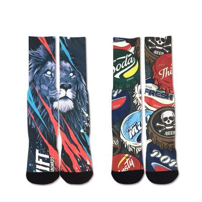 China Custom Sporty Sock Viable Viable For Socks Sublimation Basketball 3d Sublimation Printing for sale