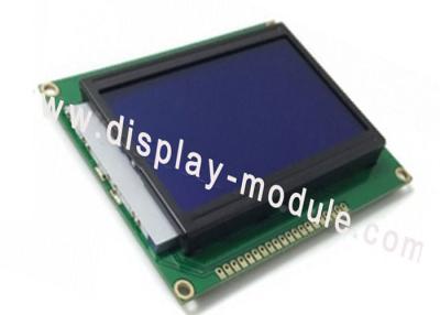 China 128x64 Monochrome Graphic LCD STN blue Samsung Driver KS0107B & KS0108B for sale