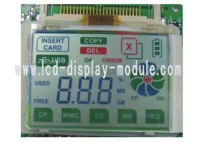 China 680x57 segment LCD Module 8 digit , Support Positive / Transmissive / TN LCD display panel 4.5V for sale