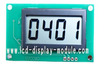 China 4 character with 4 radix point segment LCD Display Module for instrument meter for sale