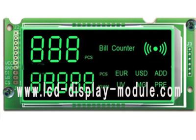 China HTN negative transmissive 7 segment LCD Display Module 12H viewing angle for sale