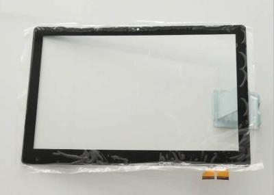 China Black Frame Capacitive Touch Screen Panel 6H Surface Hardness 1.8mm ITO Glass for sale