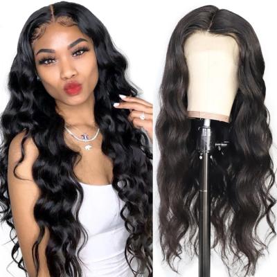 China Malaysian Body Wave Archilan Body Wave Lace Front Wig For Black Women 150% Density 4x4 Lace Closure Wig for sale