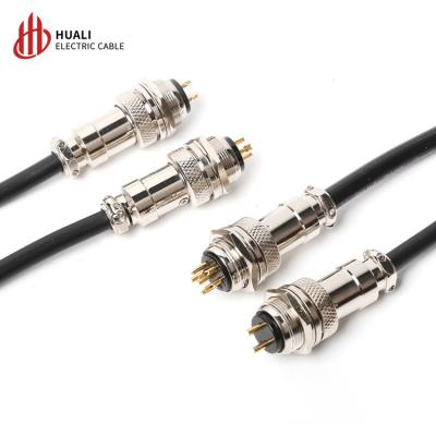 China GX16 Aviation Automotive Reverse Connector Reverse Plug With Cable for sale