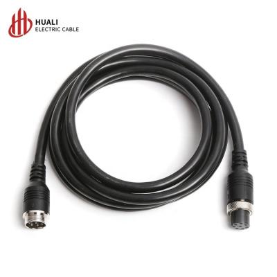 China Injection Mold Automotive Aviation Plug GX16 Male To Female Connector Cable for sale