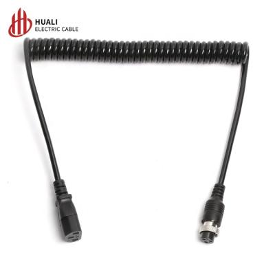 China GX16 Automotive Connector Double Wire ODM Plug With Spring Cable for sale