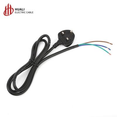 China UK Standard Computer AC Power Cord Cable Desktop Computer PC 1.8M 0.75mm For Wholesales 220v Power for sale