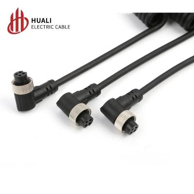 China High Quality Automotive Aviation GX12 Plug Waterproof Connector With Injection Spring Cable for sale