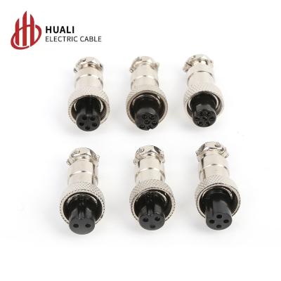 China Factory Wholesale Price Automotive Hexagon Set Plug Connector GX12 Aviation Plug for sale