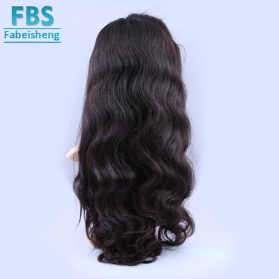 China Body Wave Wigs Brazilian Hair Full Lace Front Glueless Hair Wig for sale