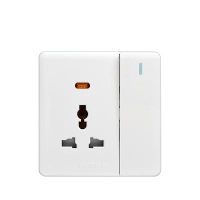 China home & Office Pakistan Bangladesh Nepal High Quality Security Wall Light Switch and Socket Light Switch Night Electric Neon Light for sale