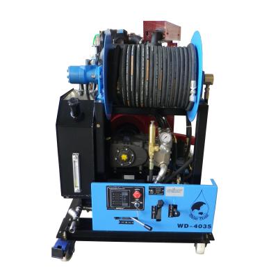 China Diesel Engine Residue Free Critical Cleaning Machine 400 Bar Sewer Pipe Cleaning High Pressure Cleaner for sale