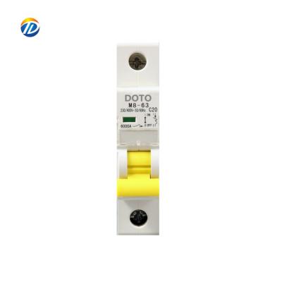 China Plastic DO Type Dz47z-63 c16 Circuit Breaker 30 Amp 2p Mcb Mini Miniature Circuit Breaker to 63a New Electric Air Circuit Breaker for sale