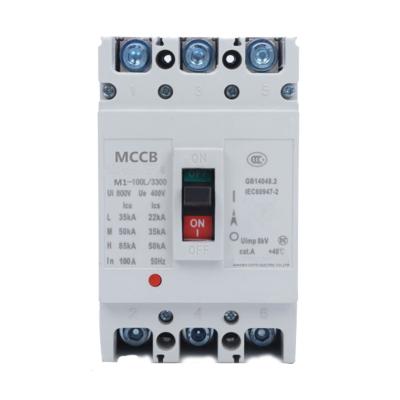 China PC ABS Good Quality M1 Series Plastic 2P 3P 4P OEM Molded Case MCCB Price 300 Amp Circuit Breaker for sale