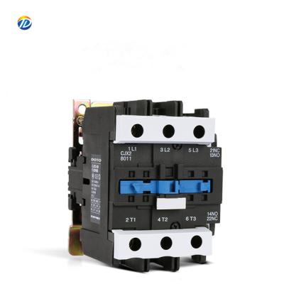 China AC Motor Magnetic Electric Contactor Overload Relay Mini Contactor AC CJX2-8011 for sale