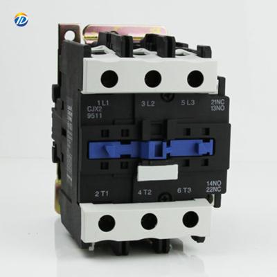 China Factory price AC contactor Lc1 series cjx2-9511 95A contactor 220v ac contactor CJX2-9511 (LC1-D95) for sale