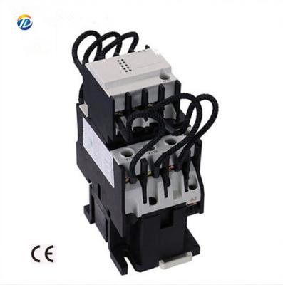 China Used to turn on a Cj19-32 Coil Voltage Capacitor AC Contactor 63a 32a 220V 110V Low Voltage Parallel Connected Capacitor 3 for sale