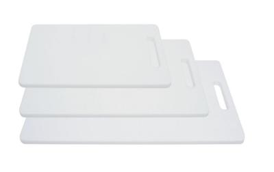 China UHMW-PE / HDPE Chopping Board With Handle Rectangular Food Grade Plastic for sale